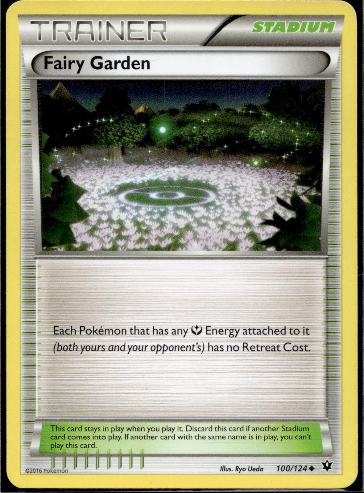 Fairy Garden 100/124 FCO Fates Collide Pokemon Lightly Played