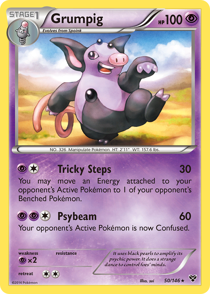 Grumpig 50/146 XY XY Pokemon Lightly Played