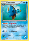 Clawitzer 34/114 STS Steam Siege Pokemon Lightly Played