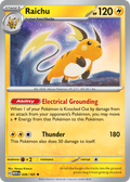 Raichu 026/165 MEW 151 Pokemon Holo Lightly Played
