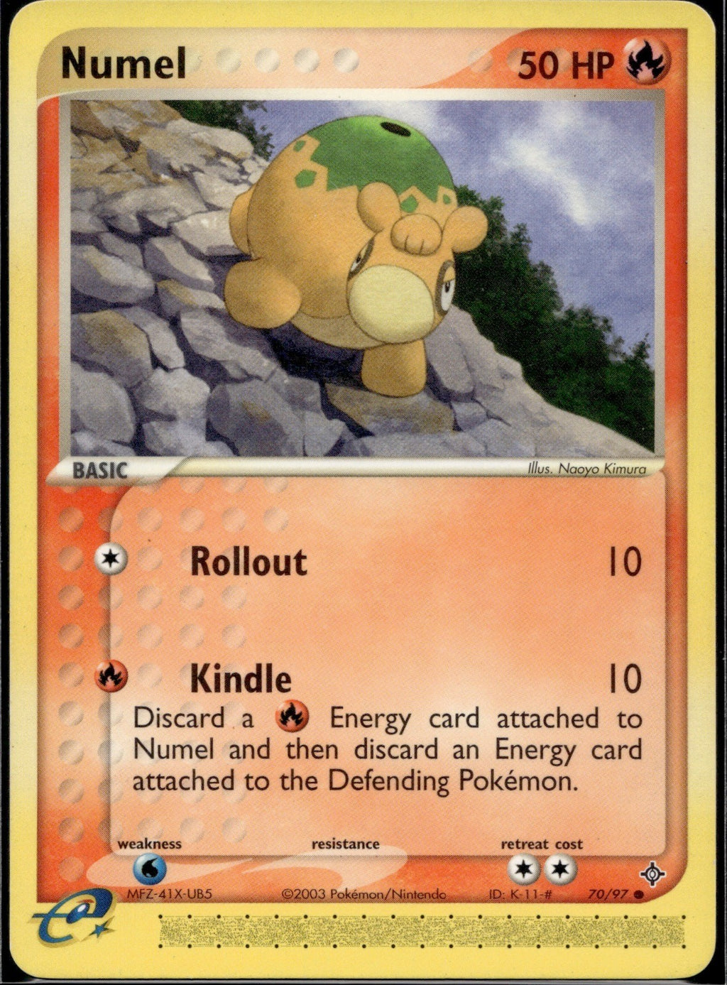 Numel 70/97 DR Dragon Pokemon E Reader Pokemon Lightly Played