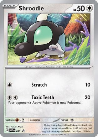 Shroodle 099 SVP Scarlet & Violet Promo Pokemon Holo Near Mint
