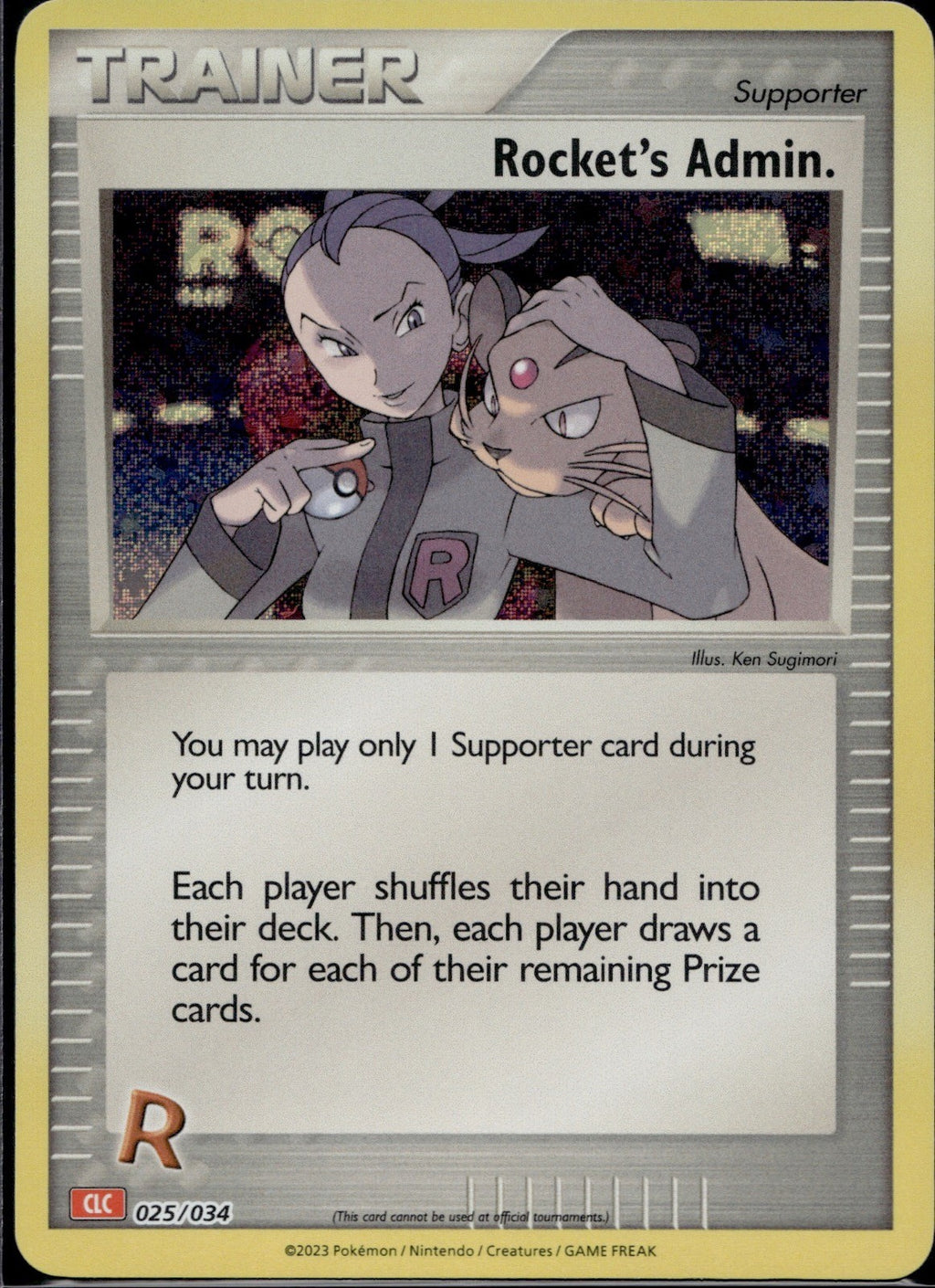 Rocket's Admin. (CLC) 025/034 CL Trading Card Game Classic Pokemon Holo NM/M