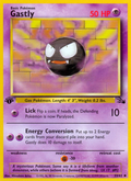 Gastly 33/62 FO Fossil Pokemon Unlimited Lightly Played