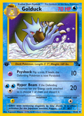 Golduck 35/62 FO Fossil Pokemon Unlimited Lightly Played