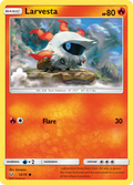 Larvesta 12/73 SLG Shining Legends Pokemon Lightly Played