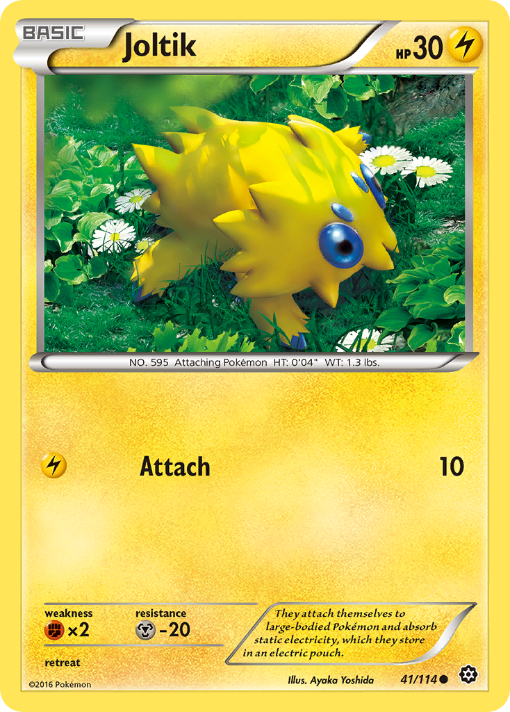 Joltik 41/114 STS Steam Siege Pokemon Lightly Played