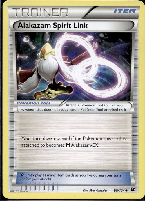 Alakazam Spirit Link 90/124 FCO Fates Collide Pokemon Lightly Played