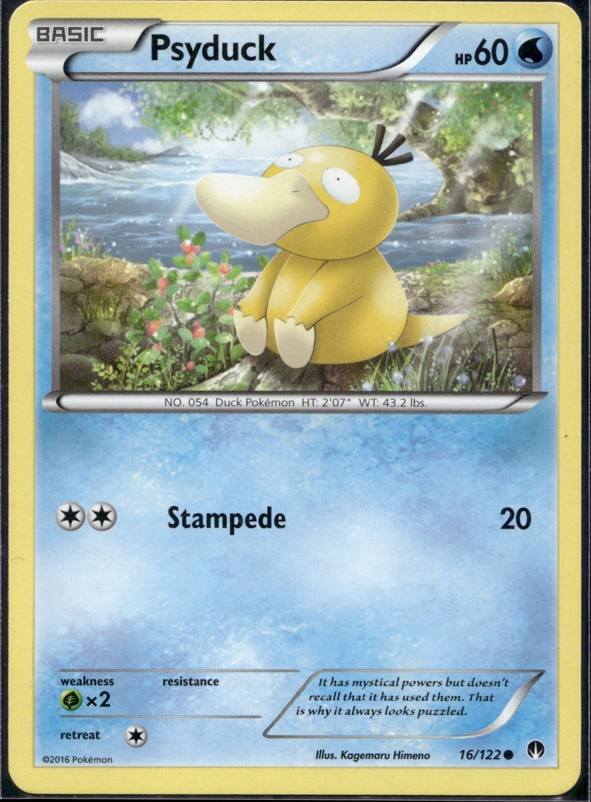 Psyduck 16/122 BKP BREAKpoint Pokemon Lightly Played