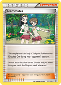 Teammates 141/160 PRC Primal Clash Pokemon Lightly Played