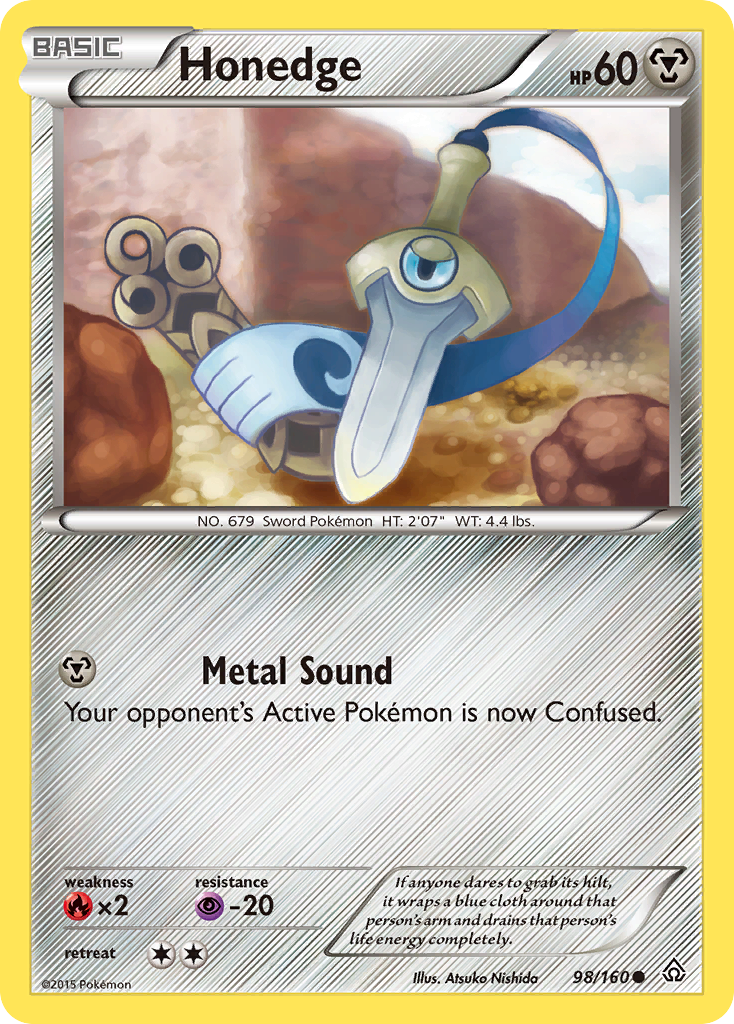 Honedge 98/160 PRC Primal Clash Pokemon Lightly Played