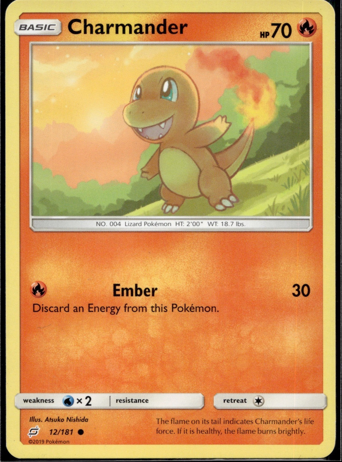 Charmander 12/181 TEU Team Up Pokemon Lightly Played