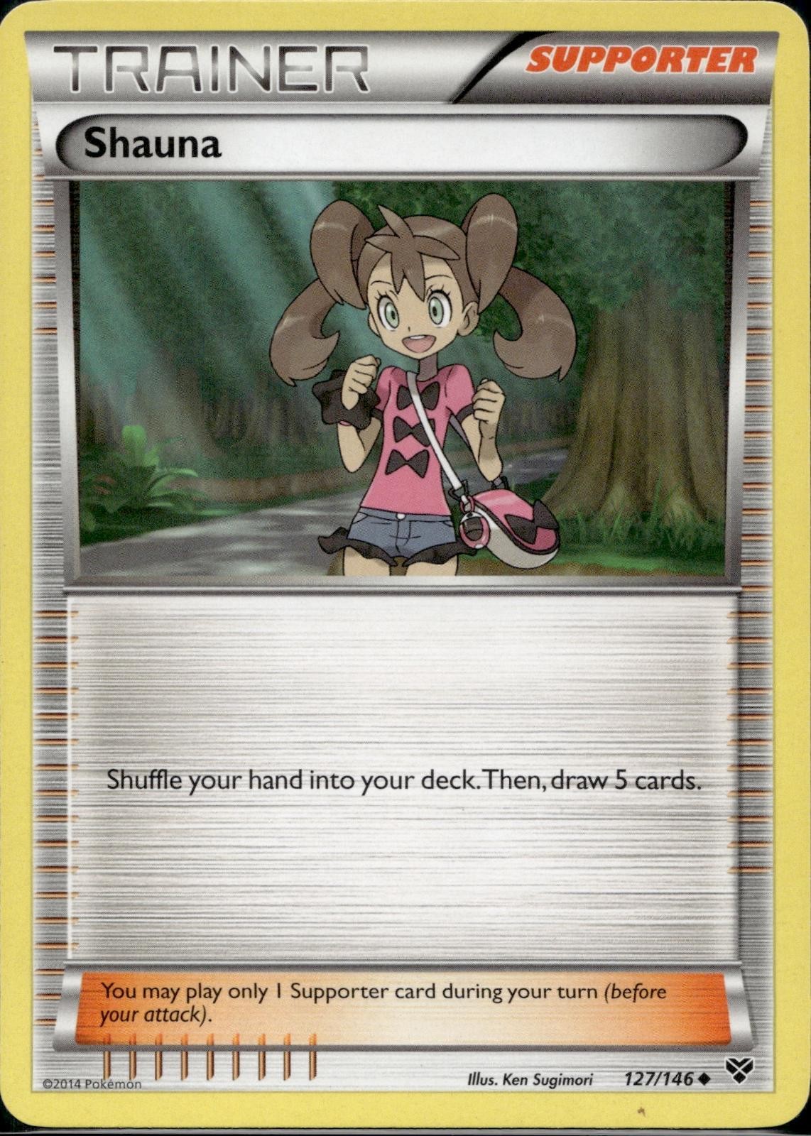 Shauna 127/146 XY XY Base Set Pokemon Lightly Played