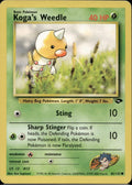 Koga's Weedle 82/132 G2 Gym Challenge Pokemon Unlimited Lightly Played