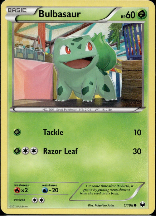 Bulbasaur 1/108 DEX Dark Explorers Pokemon Lightly Played