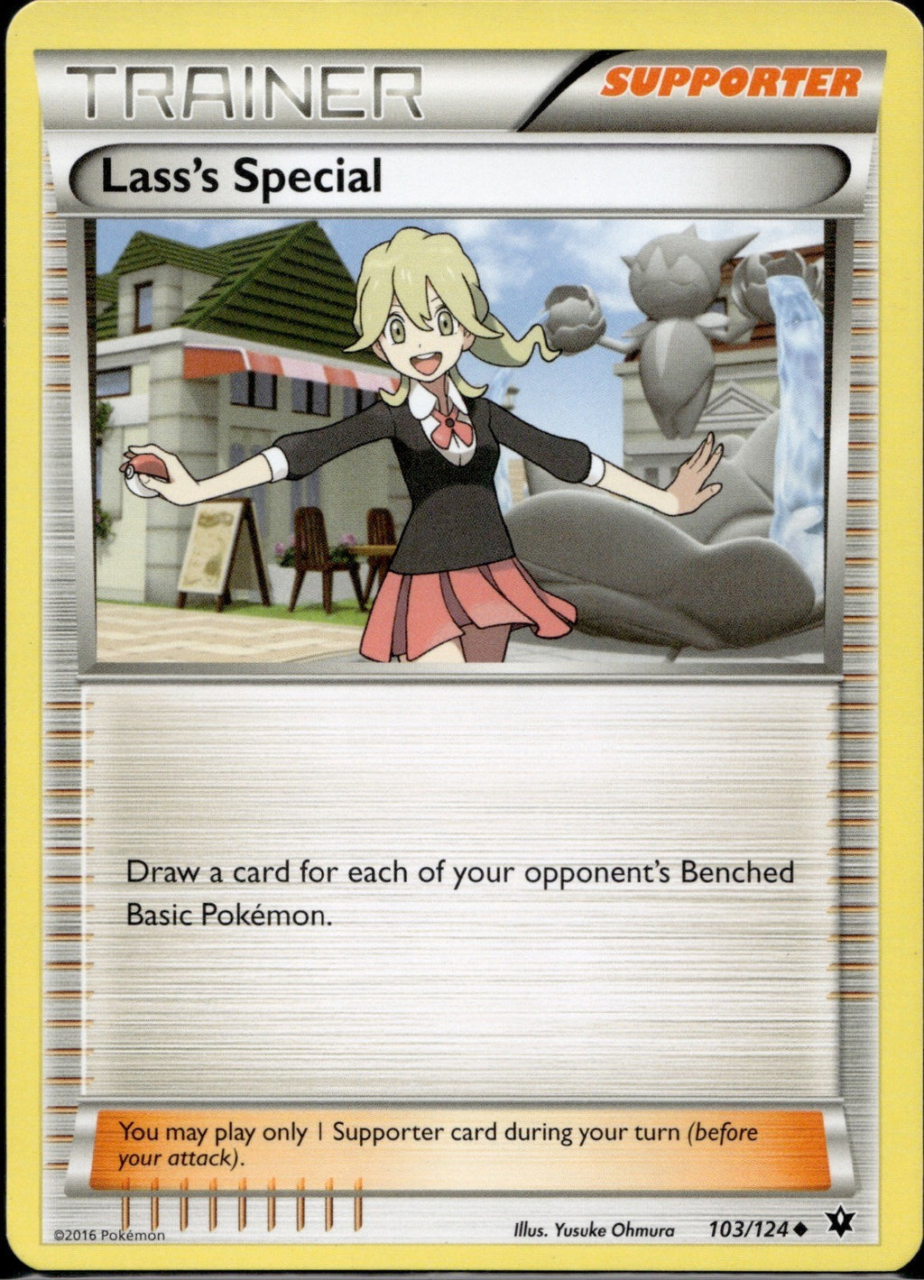 Lass's Special 103/124 FCO Fates Collide Pokemon Lightly Played