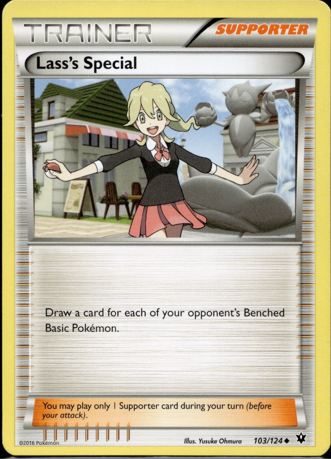 Lass's Special 103/124 FCO Fates Collide Pokemon Lightly Played