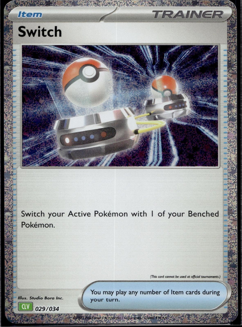 Switch (CLV) 029/034 CL Trading Card Game Classic Pokemon Holo Near Mint
