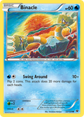 Binacle 22/124 FCO Fates Collide Pokemon Lightly Played