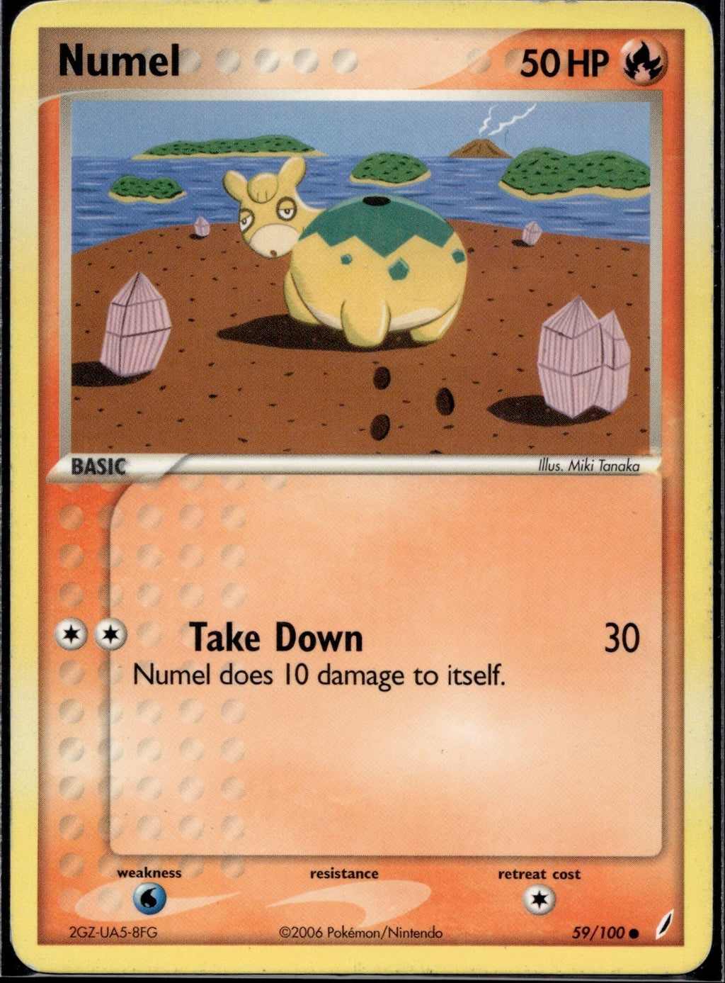 Numel 59/100 CG Crystal Guardians Pokemon Lightly Played