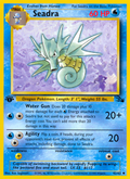 Seadra 42/62 FO Fossil Pokemon Unlimited Lightly Played