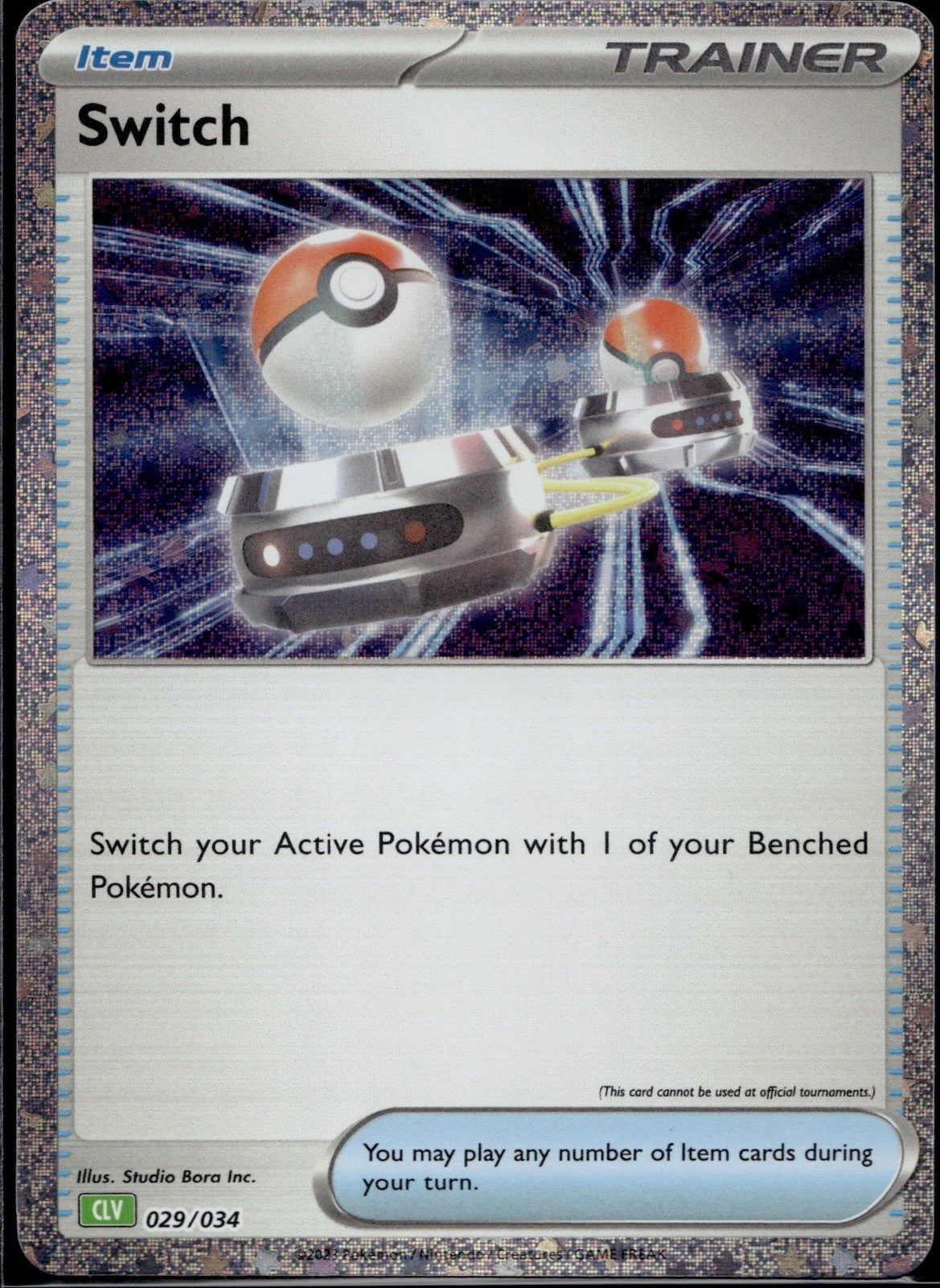 Switch (CLV) 029/034 CL Trading Card Game Classic Pokemon Holo Near Mint