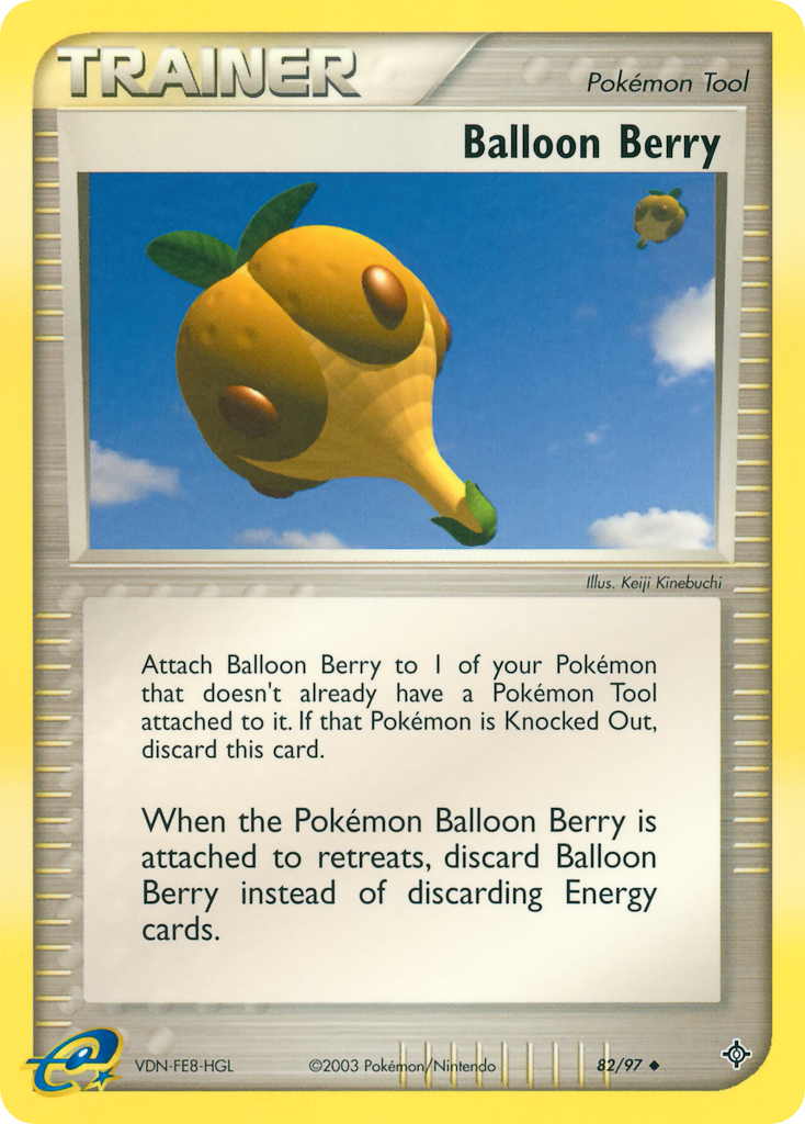 Balloon Berry 82/97 DR Dragon Pokemon Lightly Played