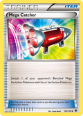 Mega Catcher 104/124 FCO Fates Collide Pokemon Reverse Holo Lightly Played
