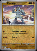 Machop 066/165 MEW 151 Pokemon Reverse Holo Near Mint