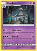 Dusclops 52/147 BUS Burning Shadows Pokemon Lightly Played