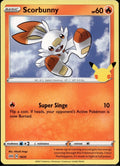 Scorbunny 016/025 MCD21 McDonald's 25th Anniversary Promos Pokemon LP