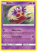 Jynx 38/73 SLG Shining Legends Pokemon Lightly Played