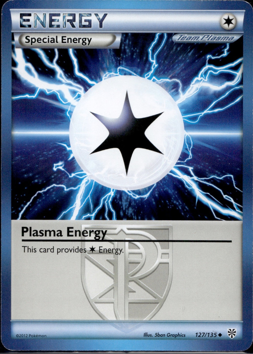 Plasma Energy 127/135 PLS Plasma Storm Pokemon Lightly Played