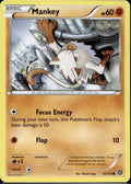 Mankey 52/114 STS Steam Siege Pokemon Lightly Played