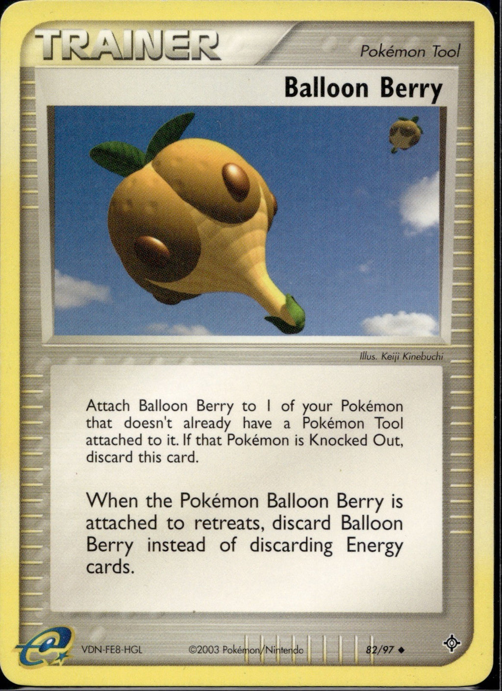 Balloon Berry 82/97 DR Dragon Pokemon Lightly Played