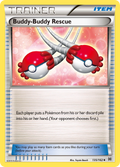 Buddy-Buddy Rescue 135/162 BKT BREAKthrough Pokemon Reverse Holo Lightly Played