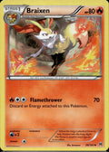 Braixen 26/162 BKT BREAKthrough Pokemon Lightly Played