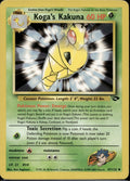 Koga's Kakuna 47/132 G2 Gym Challenge Pokemon Unlimited Lightly Played