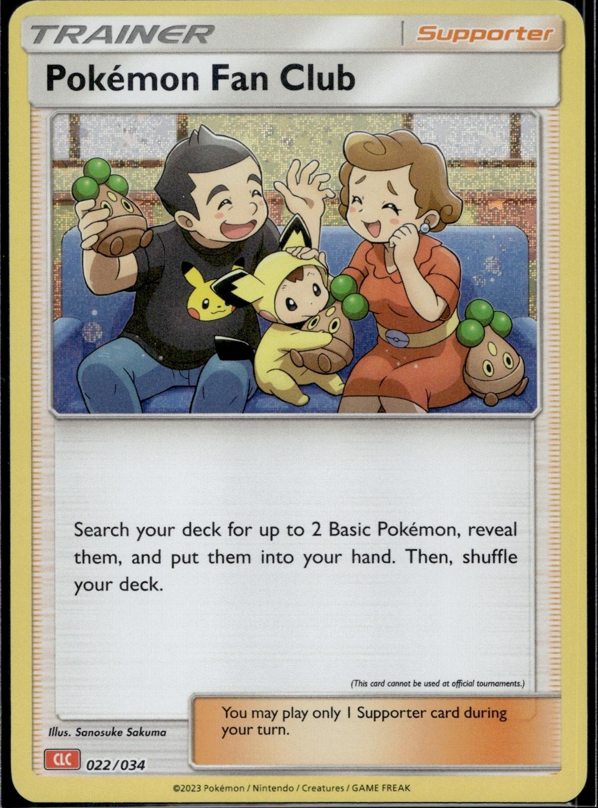 Pokemon Fan Club (CLC) 022/034 CL Trading Card Game Classic Pokemon Holo NM/M