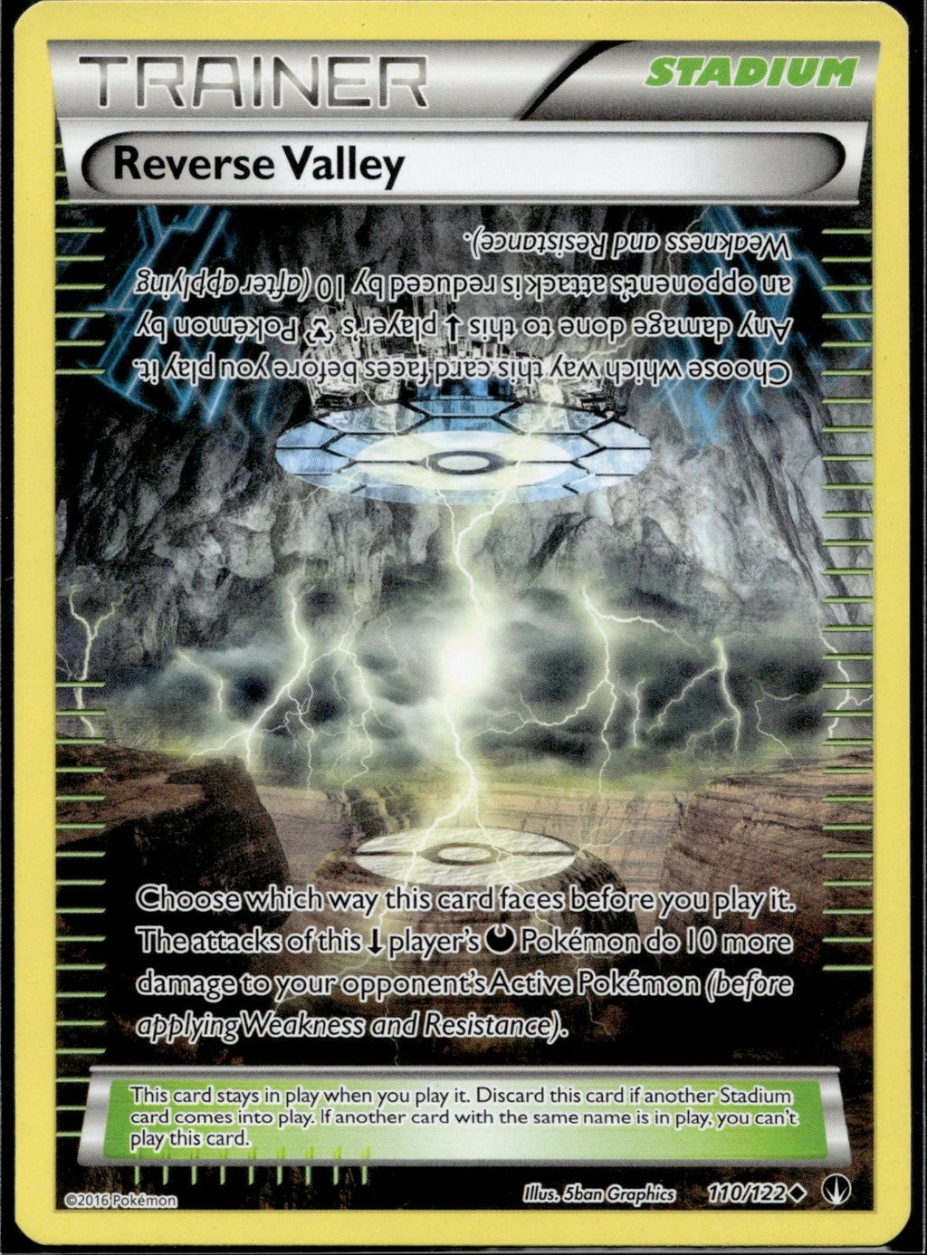Reverse Valley 110/122 BKP BREAKpoint Pokemon Lightly Played