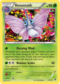 Venomoth 2/119 PHF Phantom Forces Pokemon Lightly Played