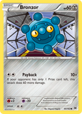 Bronzor 95/162 BKT BREAKthrough Pokemon Lightly Played