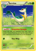 Servine 6/124 FCO Fates Collide Pokemon Lightly Played