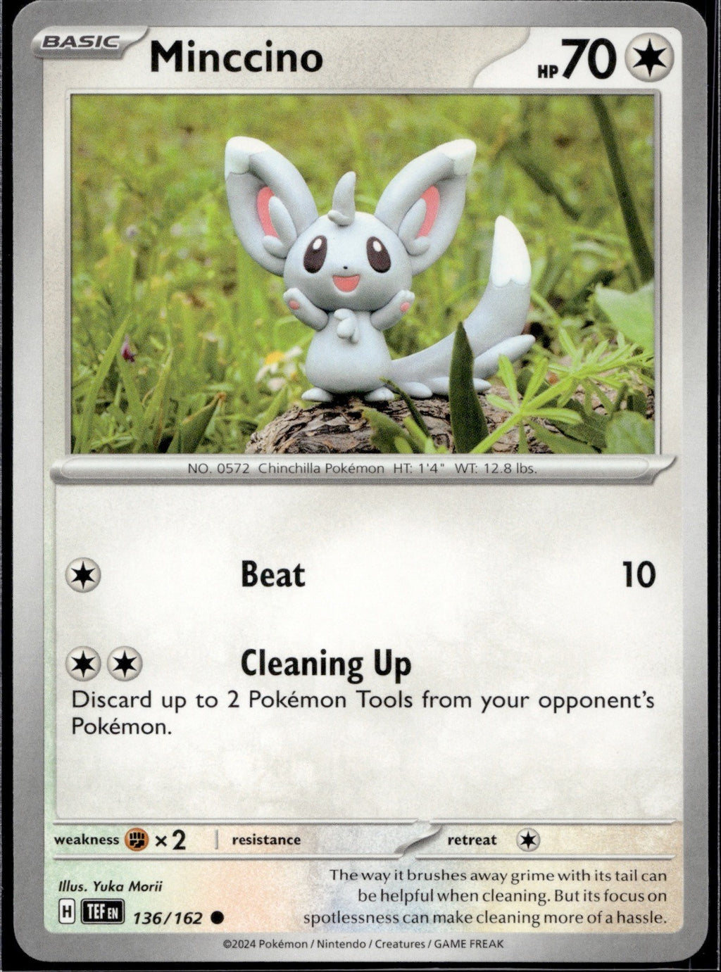 Minccino 136/162 TEF Temporal Forces Pokemon Near Mint