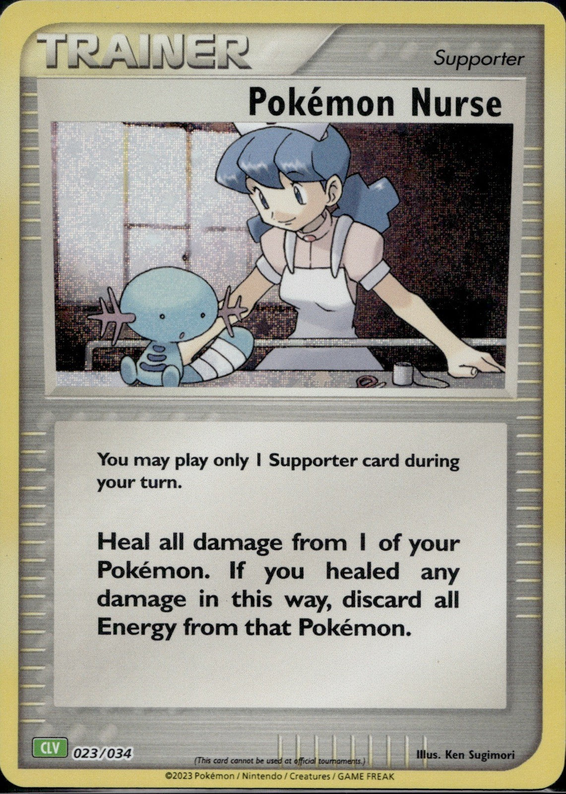 Pokemon Nurse 023/034 CL Trading Card Game Classic Pokemon Holo Near Mint