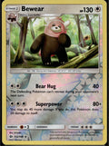 Bewear 112/149 SM01 SM Base Set Pokemon Reverse Holo Lightly Played