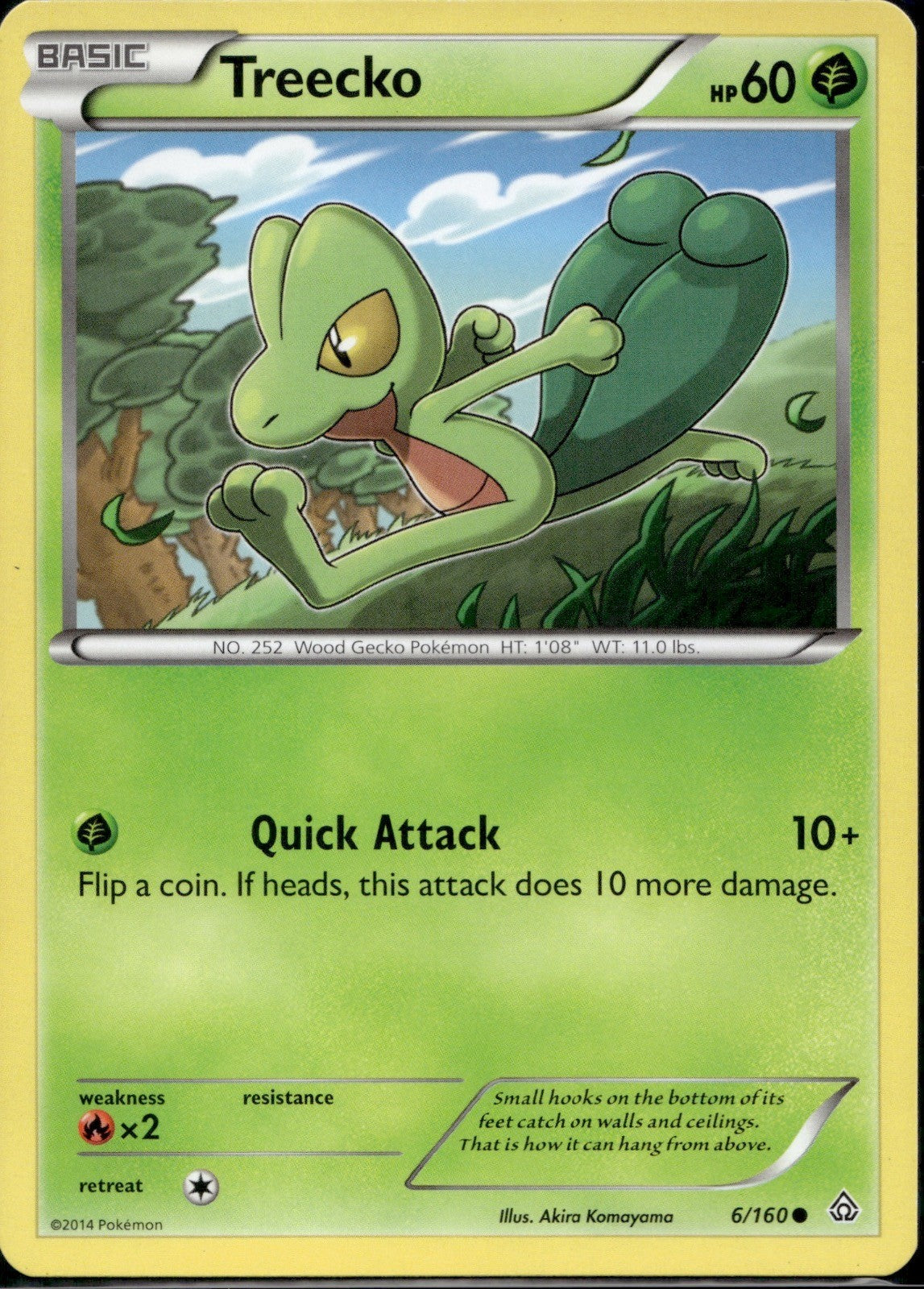 Treecko 6/160 PRC Primal Clash Pokemon Lightly Played