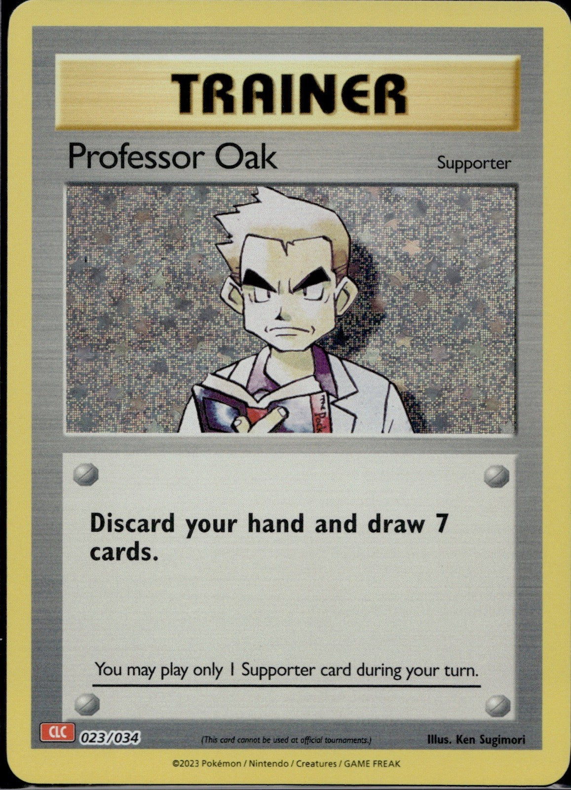 Professor Oak (CLC) 023/034 CL Trading Card Game Classic Pokemon Holo Near Mint
