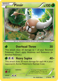 Pinsir 3/162 BKT BREAKthrough Pokemon Lightly Played