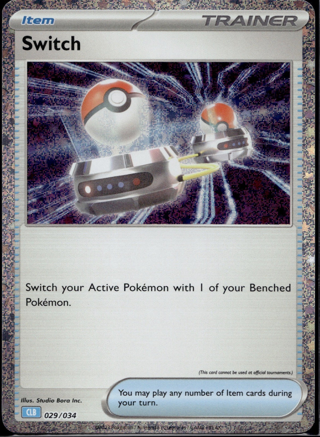Switch (CLB) 029/034 CL Trading Card Game Classic Pokemon Holo Near Mint